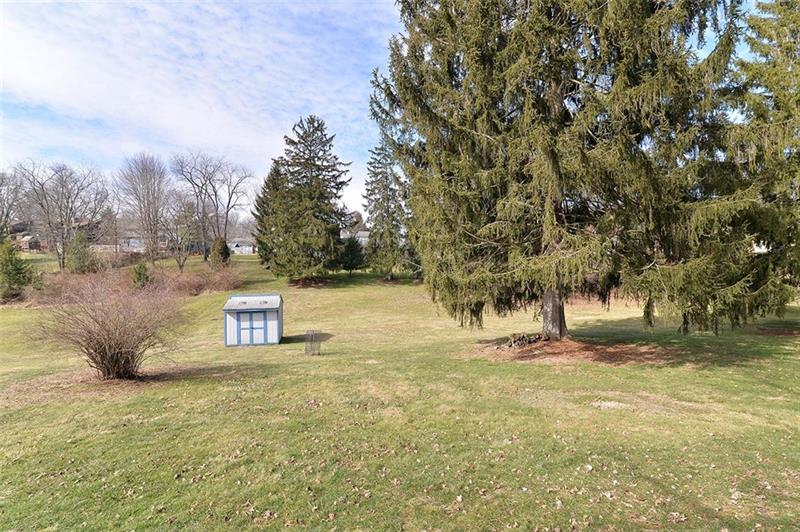 2595 Cole Road Wexford, PA 15090 - Photo 5 of 25 Backyard view with shed for additional outdoor storage.