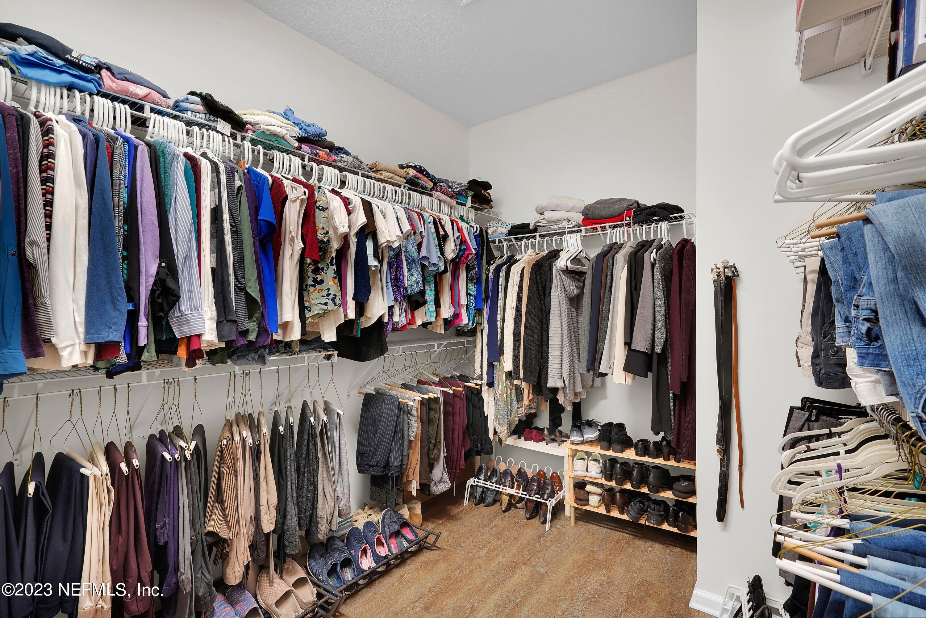 746 Copperhead Circle St. Augustine, FL 32092 - Photo 20 of 40 a view of walk in closet with clothes