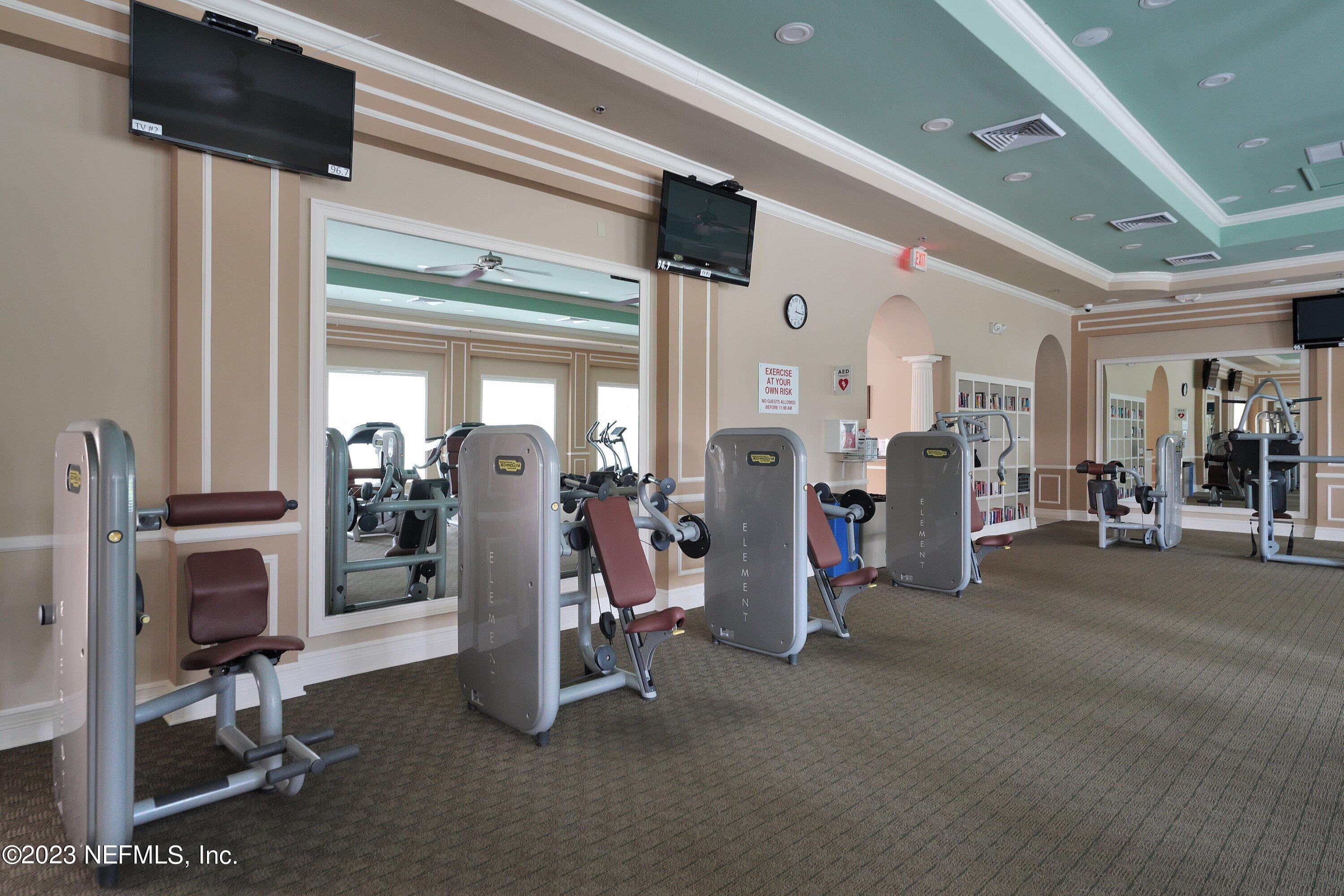 746 Copperhead Circle St. Augustine, FL 32092 - Photo 37 of 40 a view of a room with gym equipment