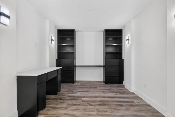 wooden floor in a room