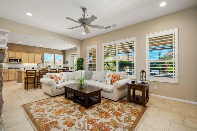 a view of a lake with a city