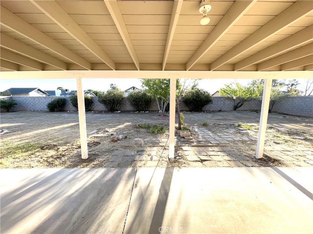 12546 Navajo Road Apple Valley, CA 92308 - Photo 12 of 27 Large covered patio.