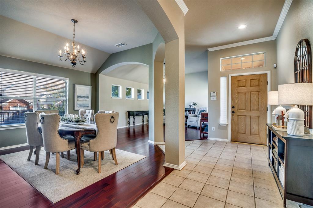 4317 Founders Drive Rowlett, TX 75089 - Photo 3 of 25 a view of a livingroom with furniture window and wooden floor