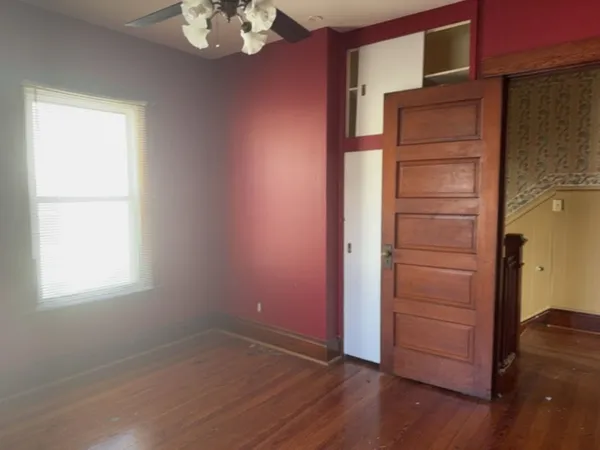 wooden floor in an empty room