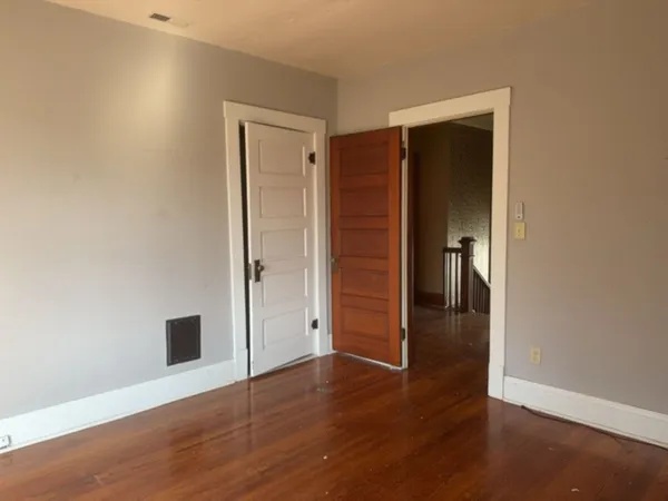 wooden floor in an empty room