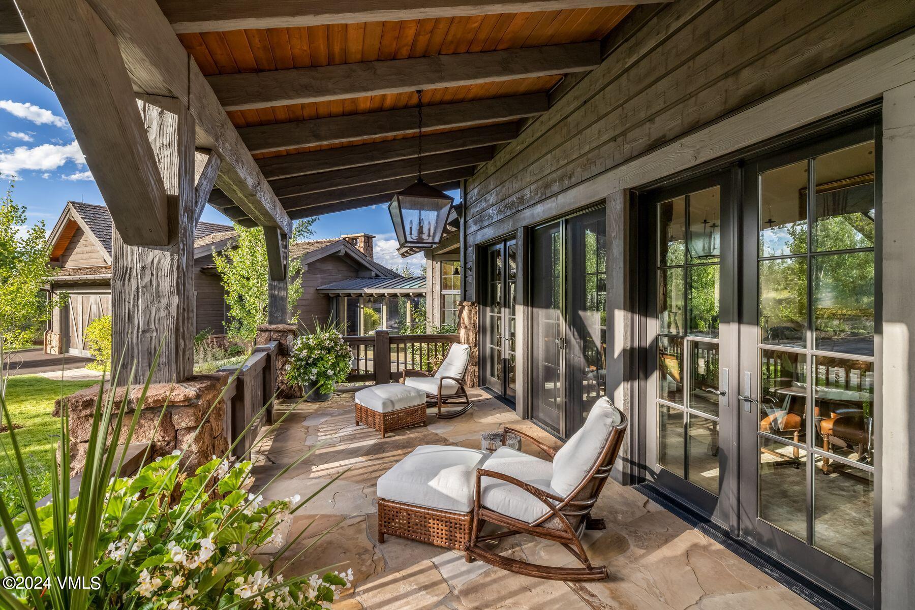 76 Setting Sun Lane Wolcott, CO 81655 - Photo 14 of 79 a view of a chairs and table in a patio