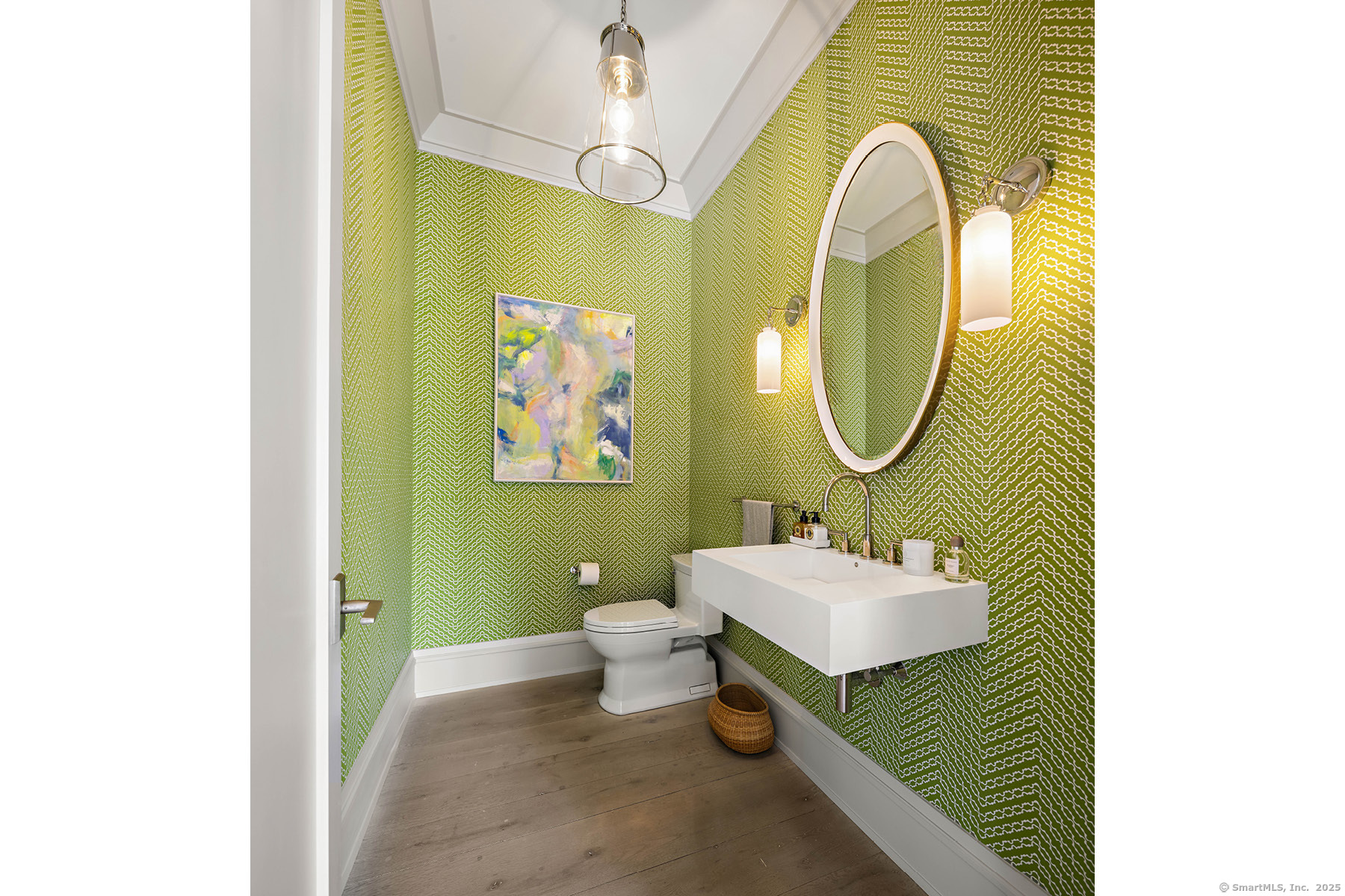 39 Compo Parkway Westport, CT 06880 - Photo 16 of 40 a bathroom with a sink mirror and toilet