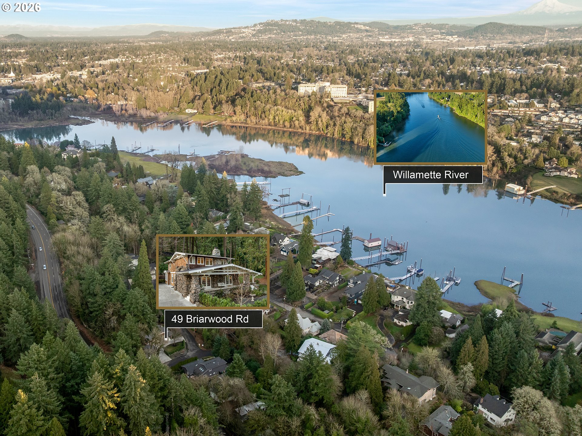 49 Southwest Briarwood Road Lake Oswego, OR 97034 - Photo 45 of 48 Drone View/UAV