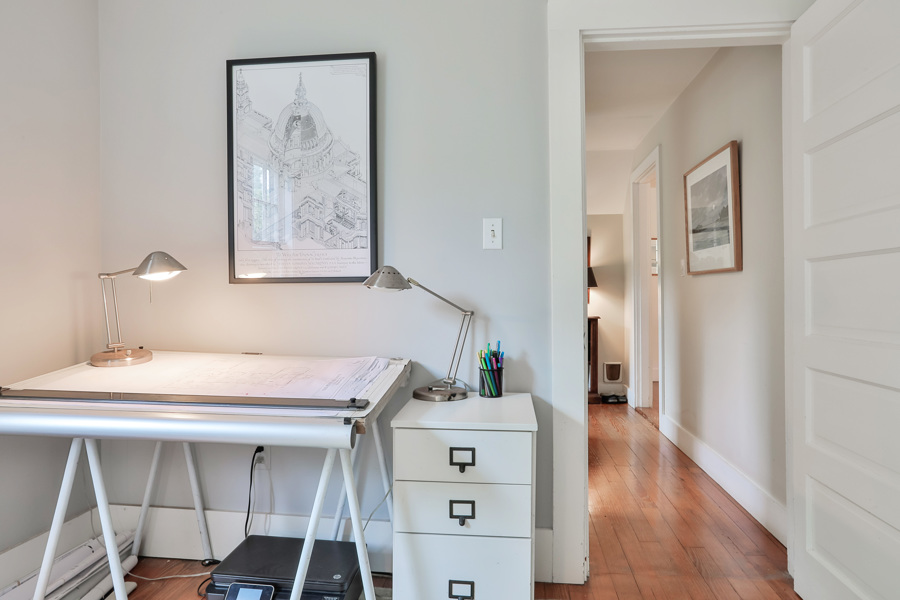 37 West Tisbury Road Edgartown, MA 02539 - Photo 22 of 45 a view of a hallway with workspace