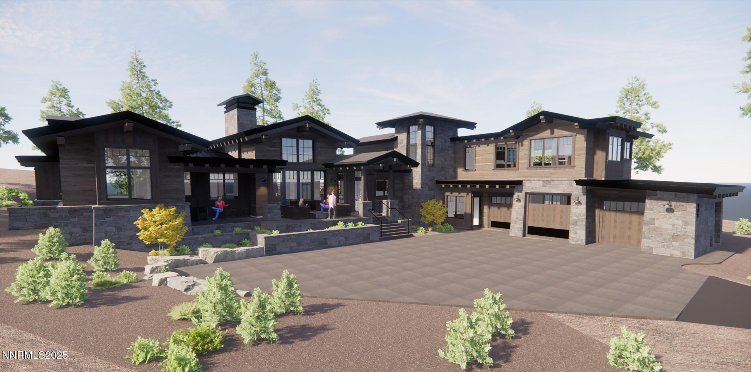 a front view of a house with a porch