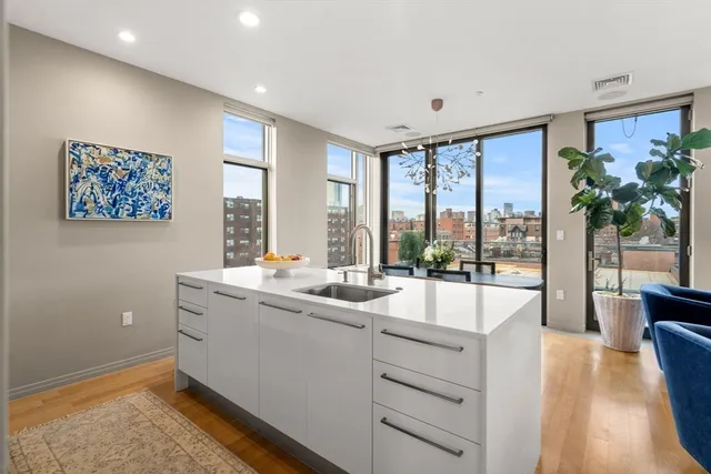 a very nice looking room with a large window