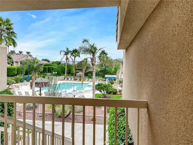 a view of an outdoor seating area