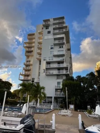 a front view of a building