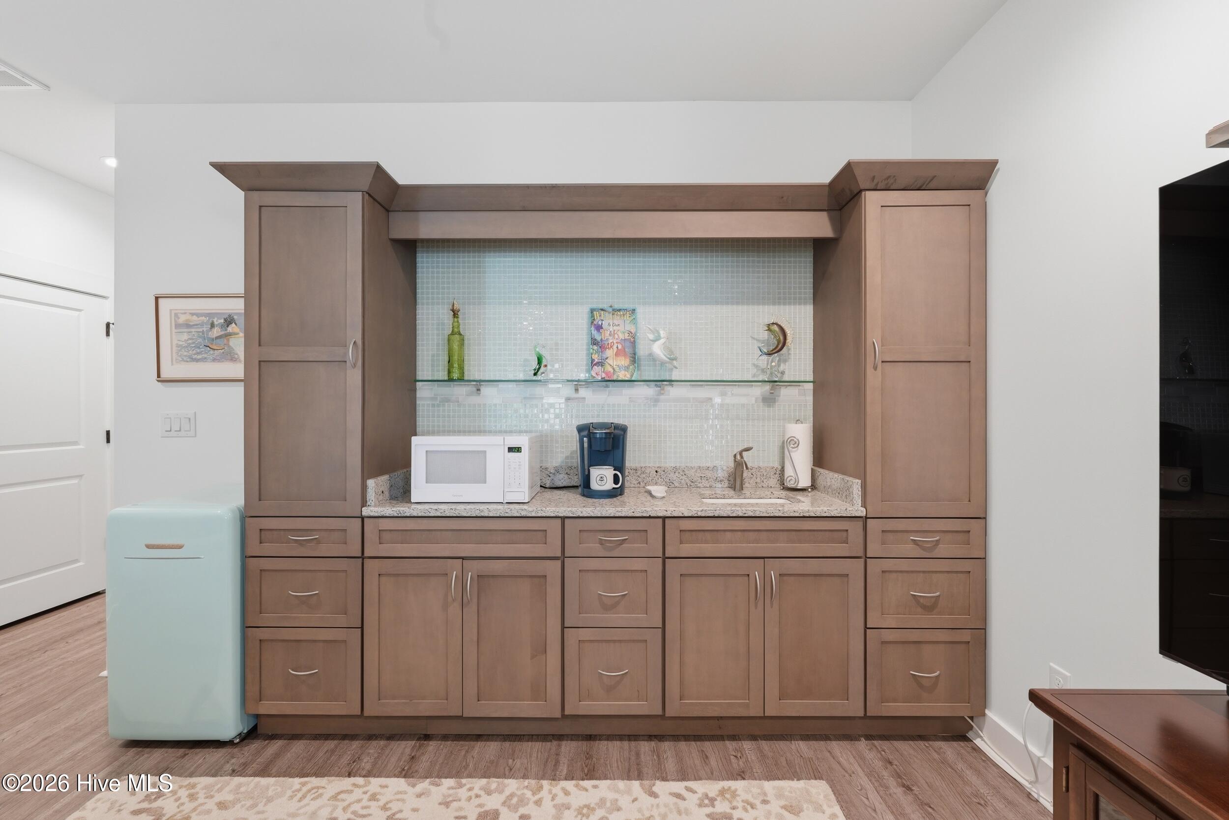 131 Everett Park Trail Holly Ridge, NC 28445 - Photo 63 of 120 Downstairs Secondary Living Space Wet Bar