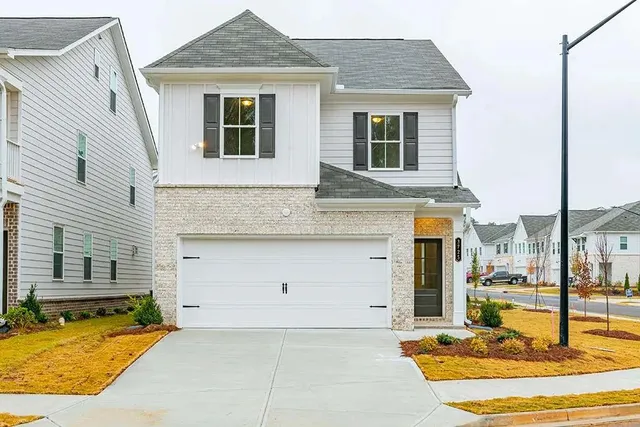 a view of a house with sitting area