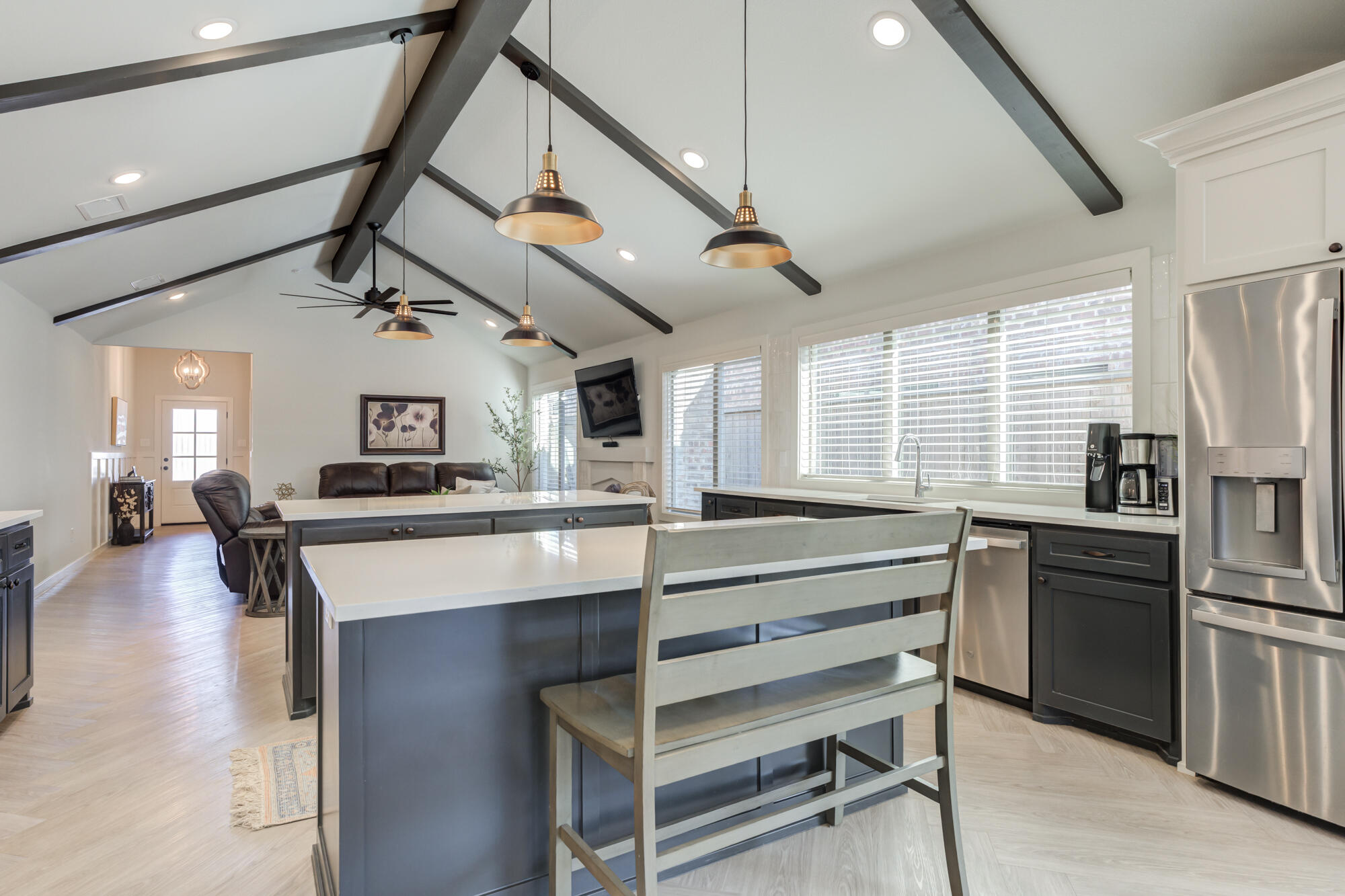 3627 128th Street Lubbock, TX 79423 - Photo 22 of 60 a kitchen with counter top space appliances and furniture