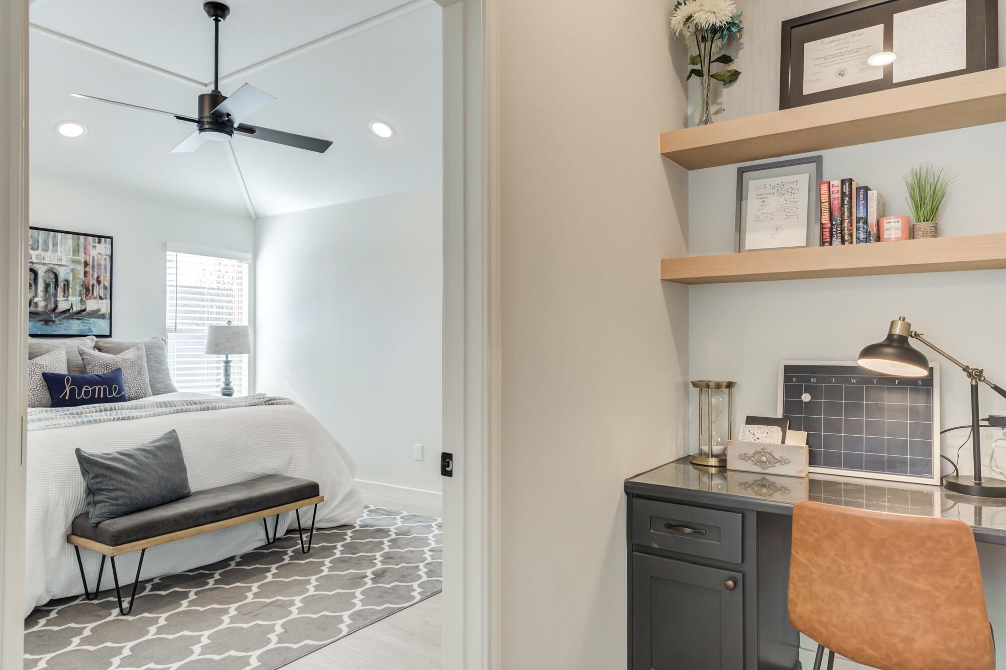 3627 128th Street Lubbock, TX 79423 - Photo 28 of 60 a bedroom with furniture and a window