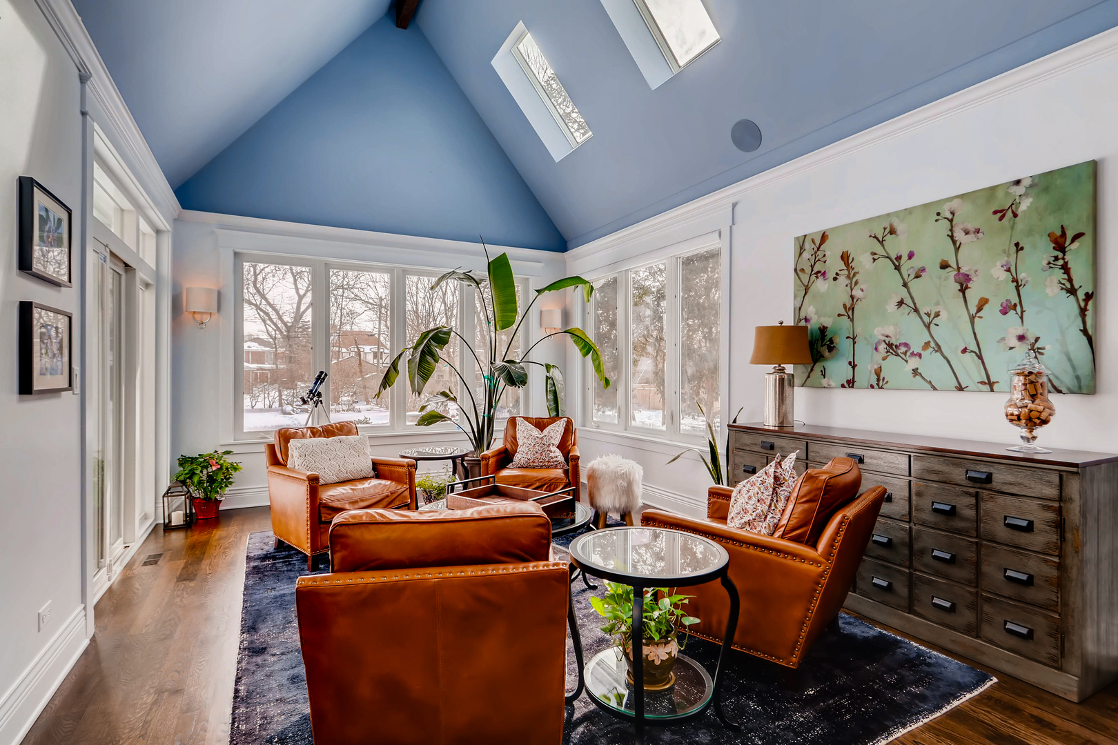 369 Downing Road Riverside, IL 60546 - Photo 13 of 46 a living room with furniture and a large window