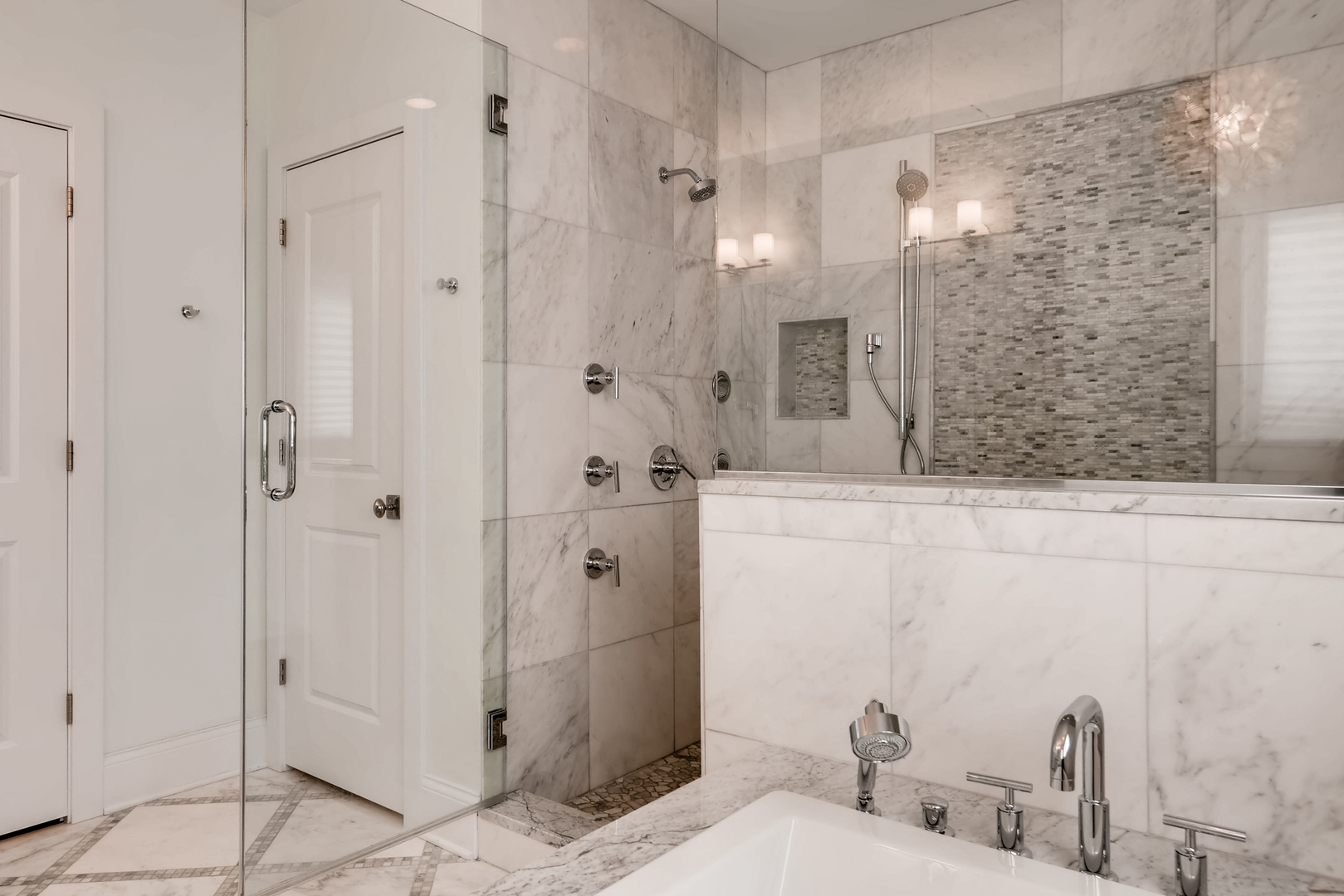 369 Downing Road Riverside, IL 60546 - Photo 23 of 46 a bathroom with a shower and a sink