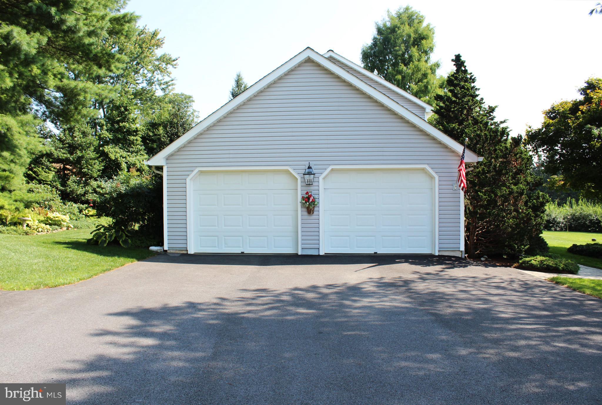 Two-Car Garage, Paved Driveway