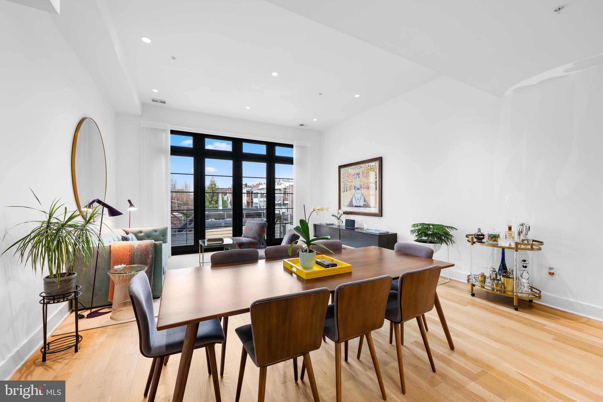1806 9th Street Northwest, Unit 2 Washington, DC 20001 - Photo 7 of 40 a view of a dining room with furniture and window