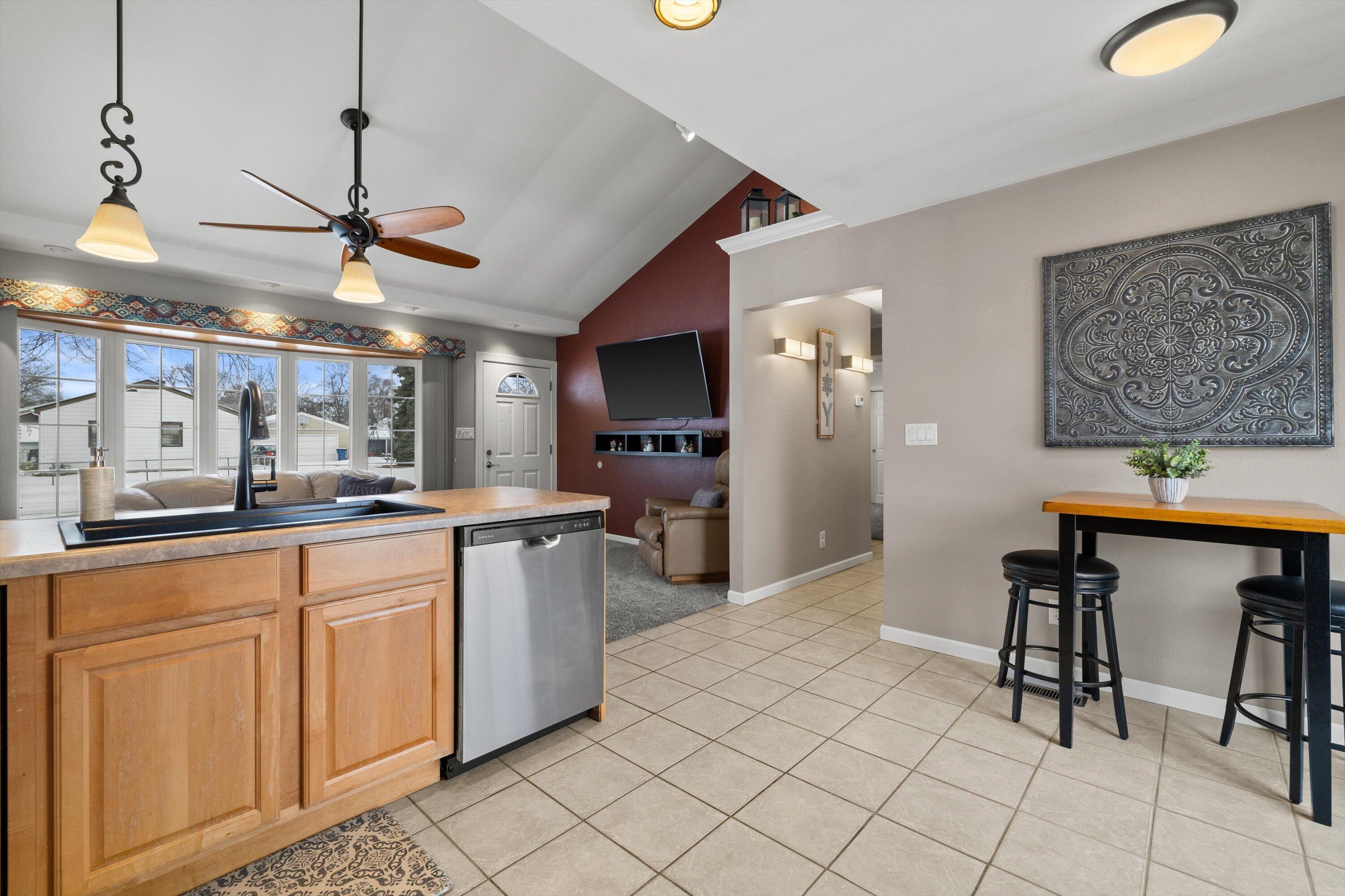 4100 Victory Avenue Racine, WI 53405 - Photo 19 of 26 Open Concept Kitchen & Living Room