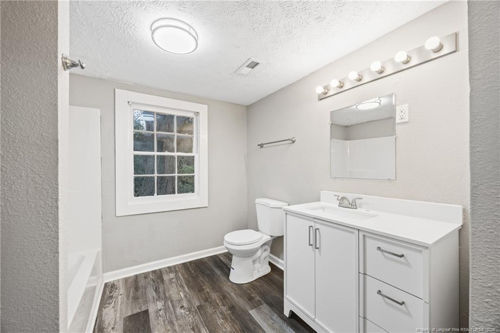 1601 Camden Road Fayetteville, NC 28306 - Photo 9 of 31 a bathroom with a sink toilet and a mirror