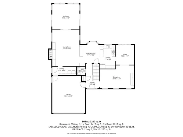 a picture of a floor plan