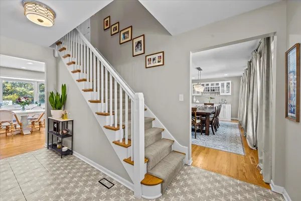 a view of entryway and hall