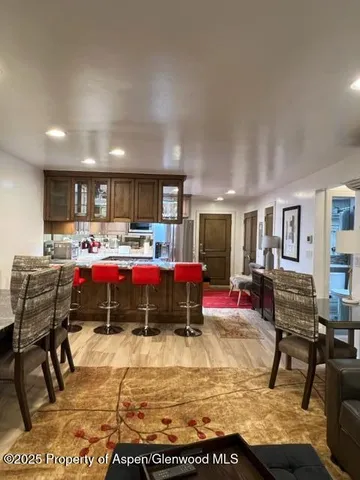 a living room filled with furniture
