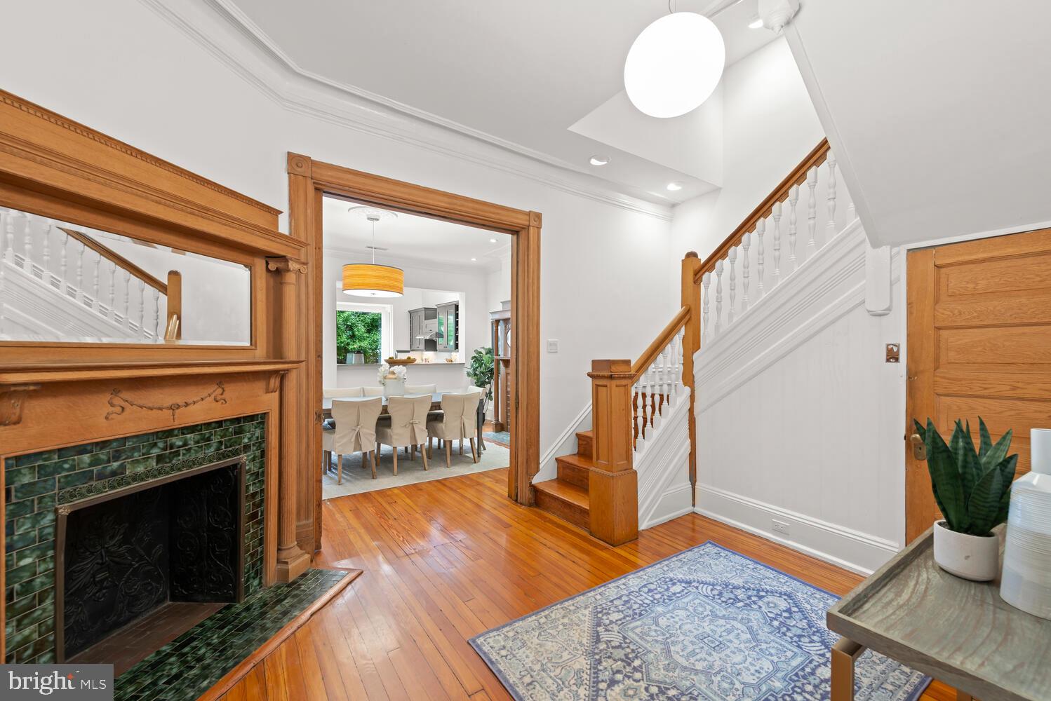 1607 S Street Northwest Washington, DC 20009 - Photo 13 of 75 Central foyer area with coat closet