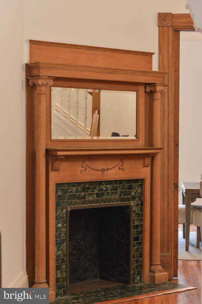 1607 S Street Northwest Washington, DC 20009 - Photo 14 of 75 One of many original fireplaces