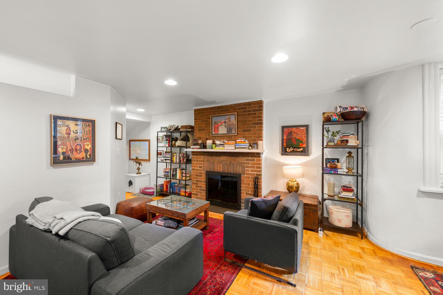 1607 S Street Northwest Washington, DC 20009 - Photo 59 of 75 Charming wood-burning fireplace