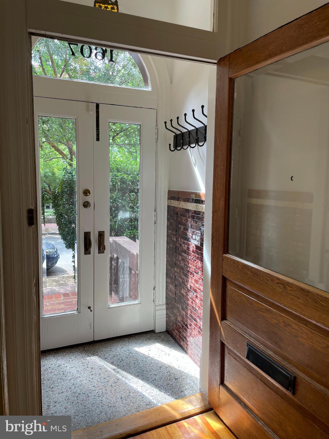 1607 S Street Northwest Washington, DC 20009 - Photo 6 of 75 Original tile in the foyer vestibule