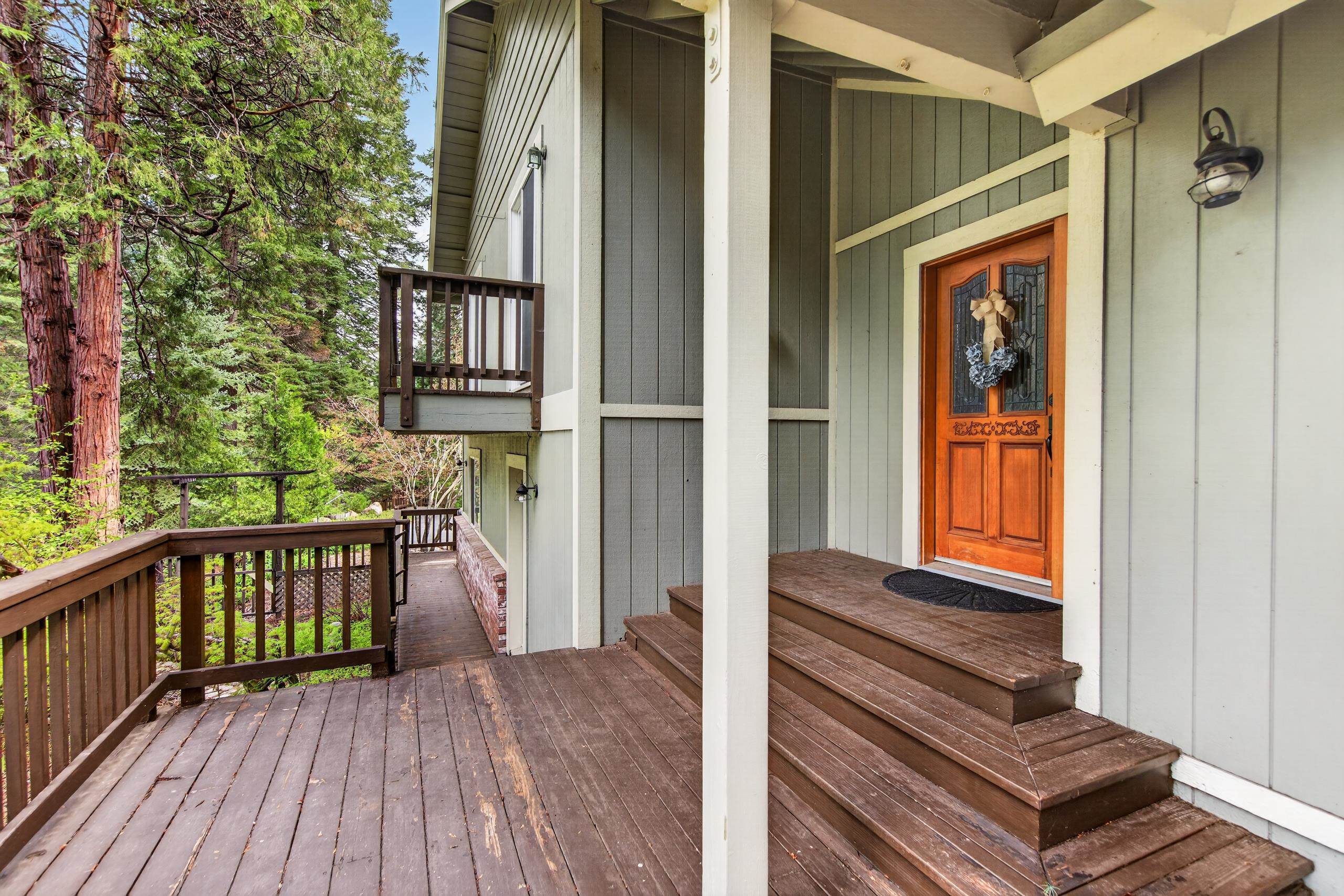 1220 Lynx Road Lake Almanor, CA 96137 - Photo 12 of 45 a view of a balcony with wooden floor