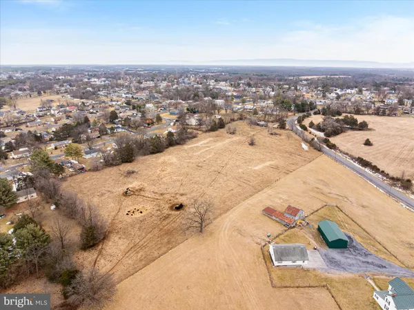 an aerial view of beach and residential houses