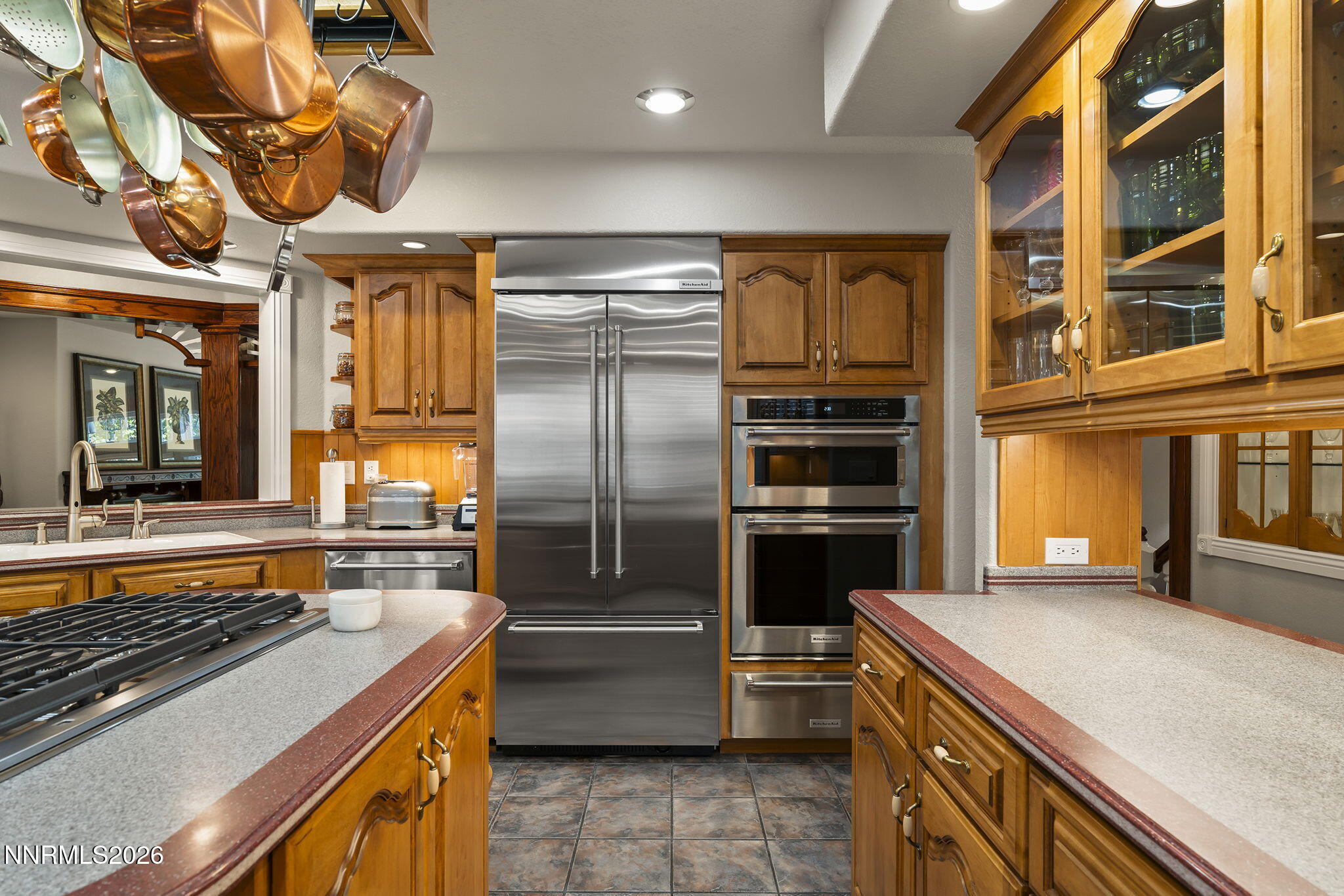 30 Francovich Court Reno, NV 89519 - Photo 31 of 79 a kitchen with stainless steel appliances granite countertop a refrigerator and a stove top oven