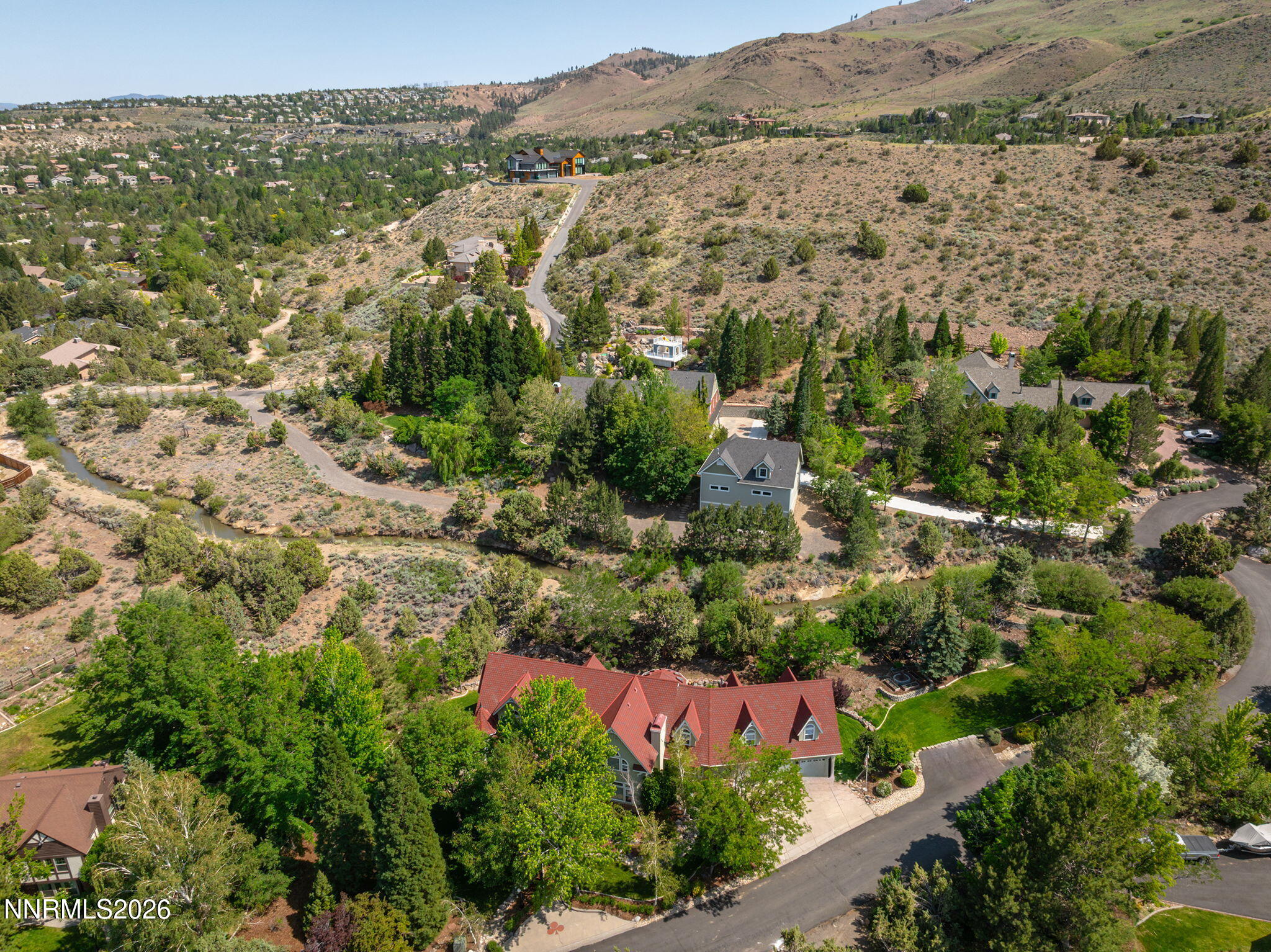30 Francovich Court Reno, NV 89519 - Photo 72 of 79 an aerial view of residential house and outdoor space