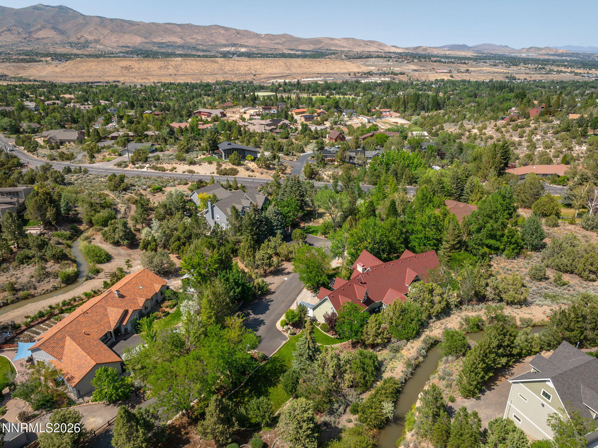 30 Francovich Court Reno, NV 89519 - Photo 75 of 79 an aerial view of residential houses with outdoor space and river