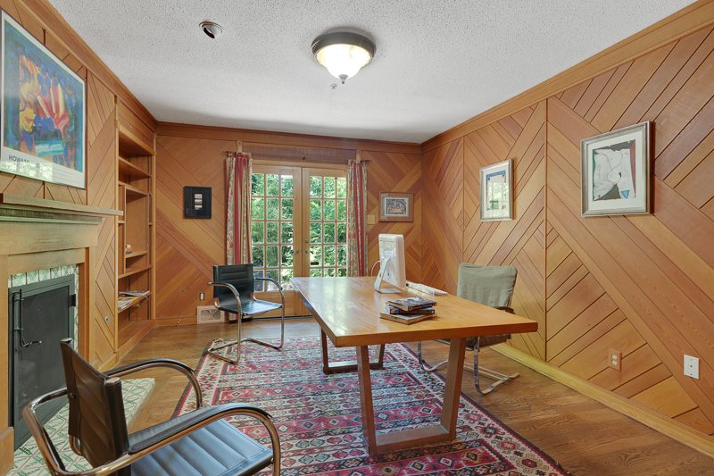 388 South Shady Grove Road Memphis, TN 38120 - Photo 11 of 25 Stunning millwork in this private office|study|library which is part of the Master Wing. Note the french doors leading to exterior and note the fireplace equipped with gas logs. This could easily be used as a convenient nursery as well!