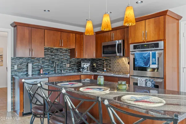 a view of a black and white checkered floor