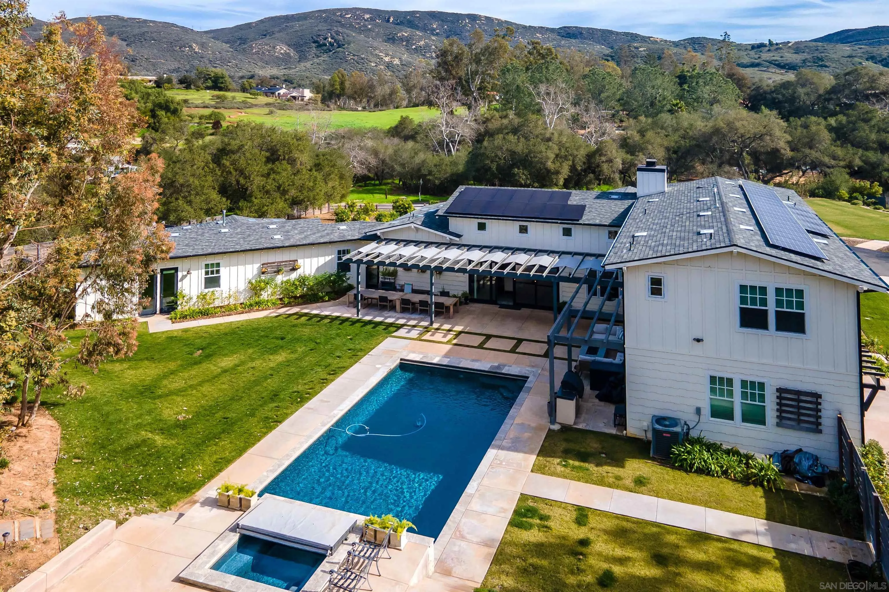 20104 Questhaven Road Elfin Forest, CA 92029 - Photo 4 of 33 an aerial view of a house with pool