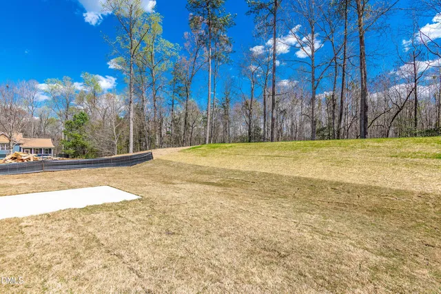 a view of an outdoor space and a yard