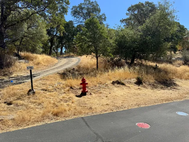 a view of a snow on the road
