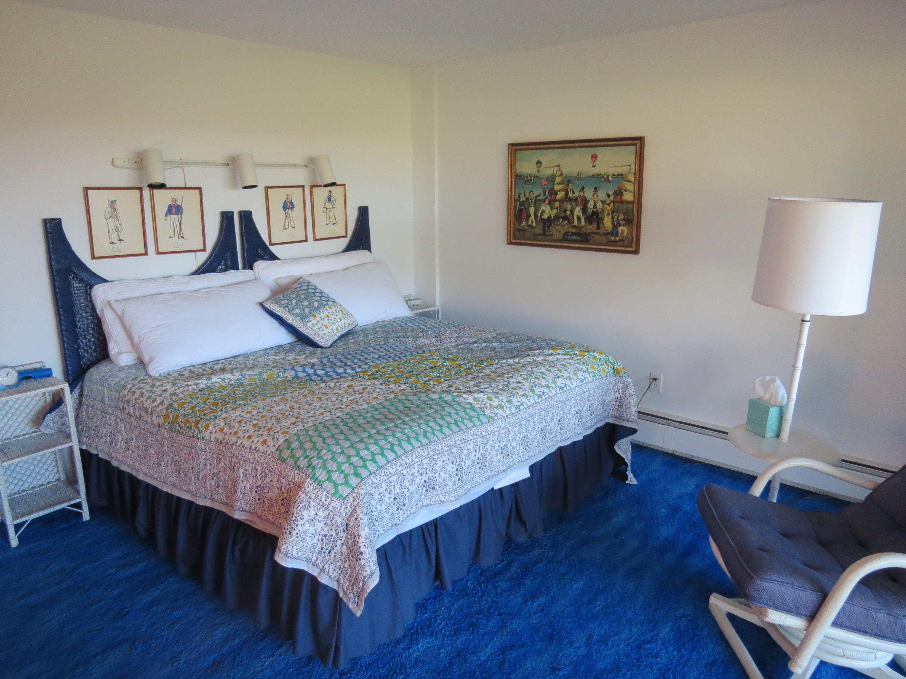 665 Fox Hill Road Chatham, MA 02633 - Photo 30 of 31 a bedroom with a bed and lamp on desk