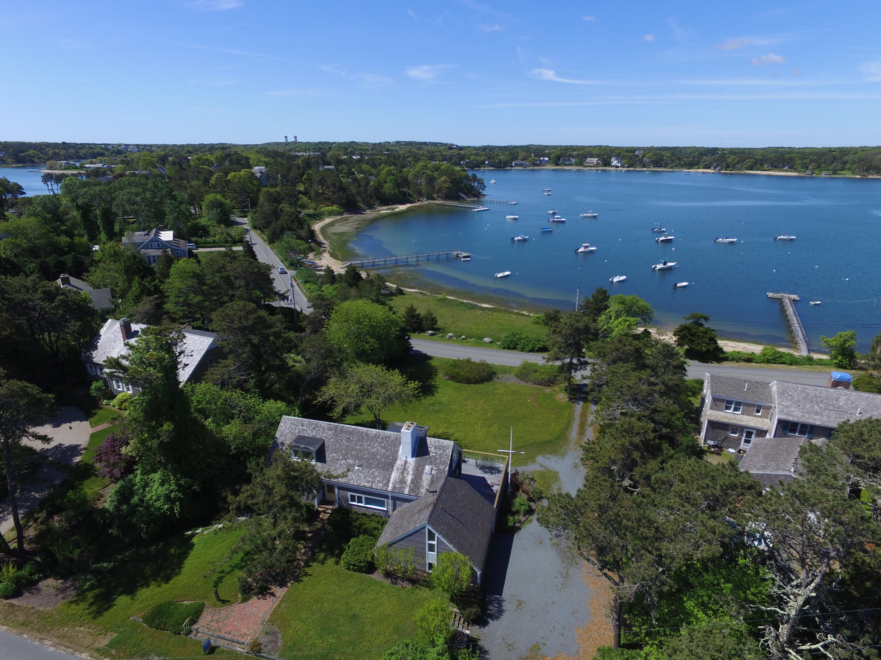 665 Fox Hill Road Chatham, MA 02633 - Photo 7 of 31 an aerial view of a house with a garden