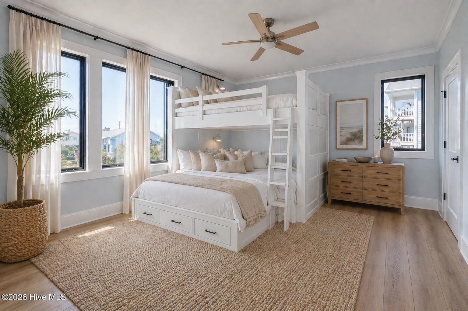 107 Raleigh Avenue Surf City, NC 28445 - Photo 23 of 40 Virtually furnished bedroom 2