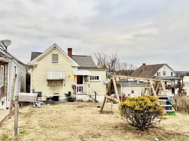a view of a house with a patio