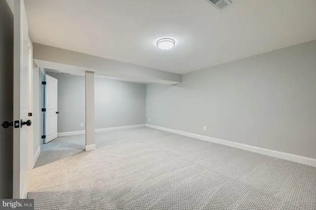 a view of empty room