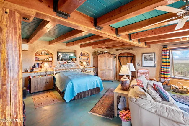 a view of a storage room with bicycles